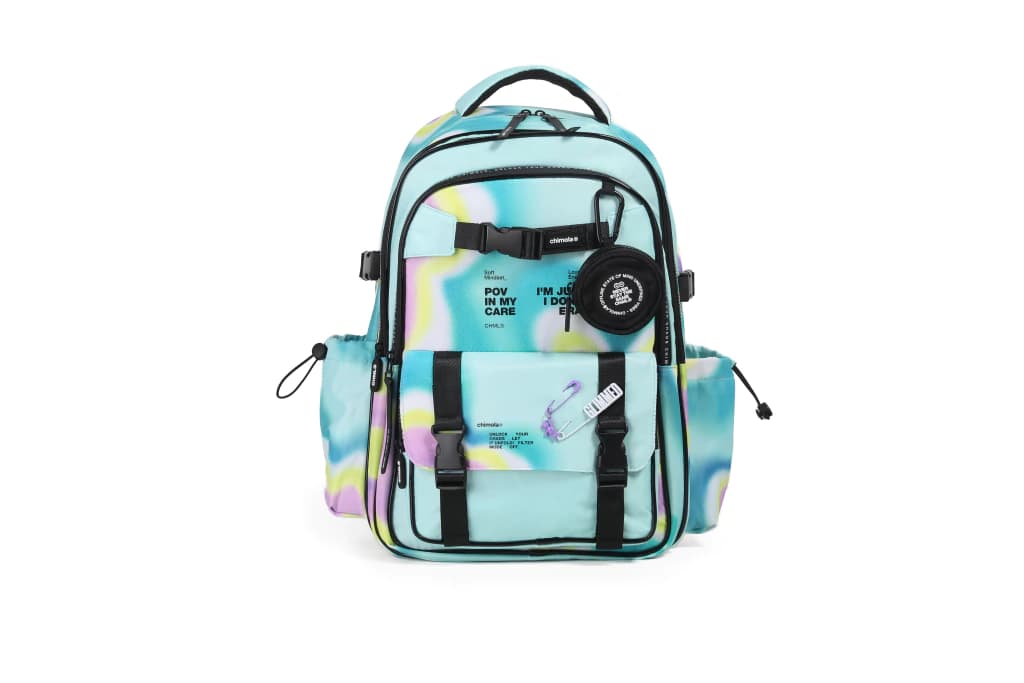 ESC0231 - FS115-MOCHILA BLURRED ESPALDA 18" AQUA