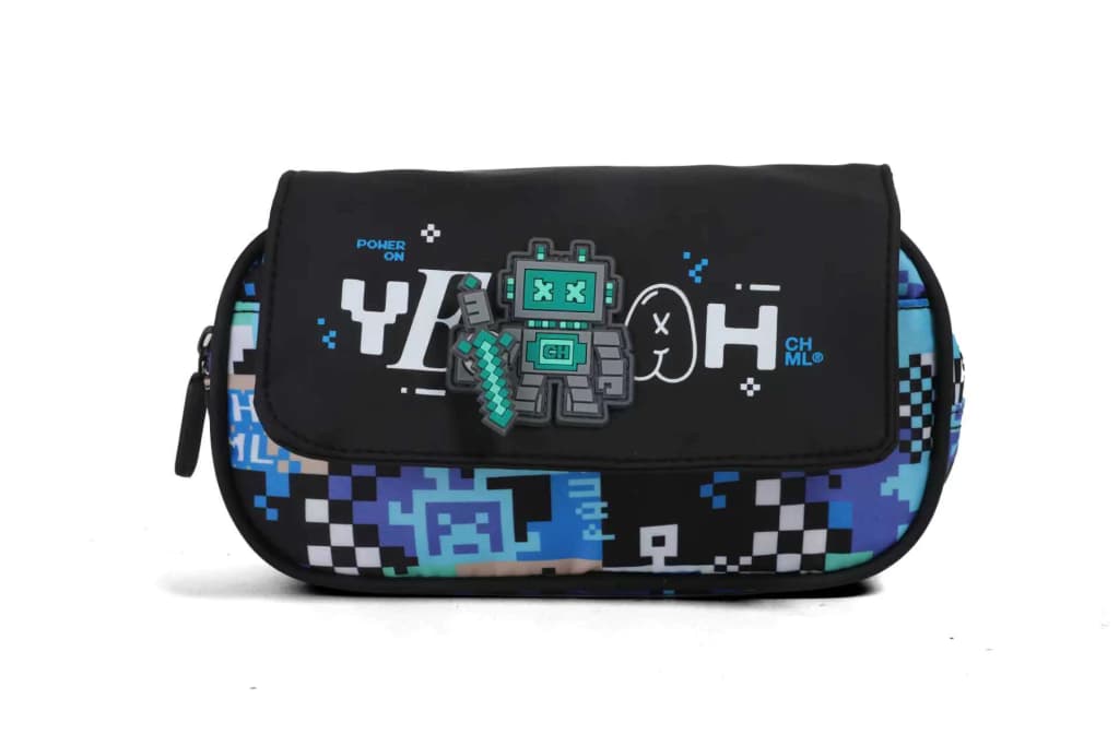 ESC0233 - FS147-CARTUCHERA SPIN ROBOT BLACK