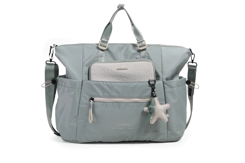 MAR0164 - BP137- BOLSO MATERNAL OLIVIA CHIMOLA MINT