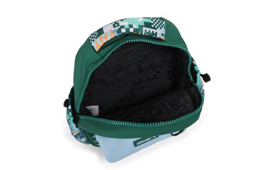 ESC0277 - FS131-MOCHILA SPIN ROBOT ESPALDA 14" GREEN