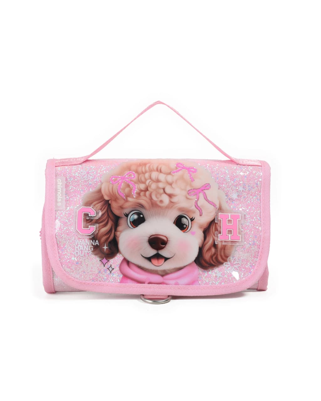 ESC0307 - BT352-CARTUCHERA COMPLETA DESPEGABLE POODLE
