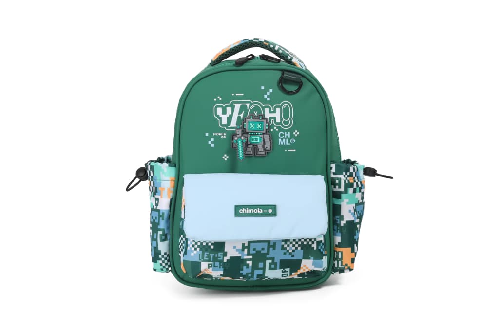 ESC0238 - FS130-MOCHILA SPIN ROBOT ESPALDA 12" GREEN